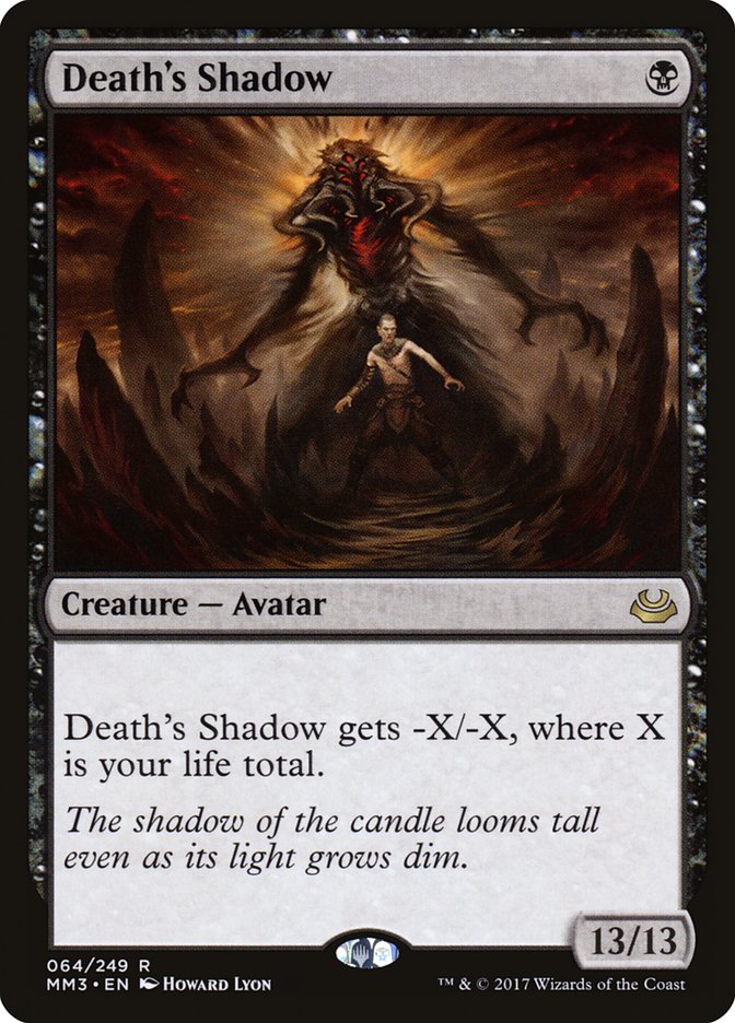 Death's Shadow [Modern Masters 2017] MTG Single Magic: The Gathering    | Red Claw Gaming