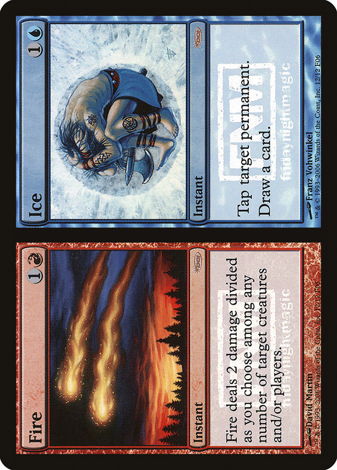 Fire // Ice [Friday Night Magic 2006] MTG Single Magic: The Gathering    | Red Claw Gaming