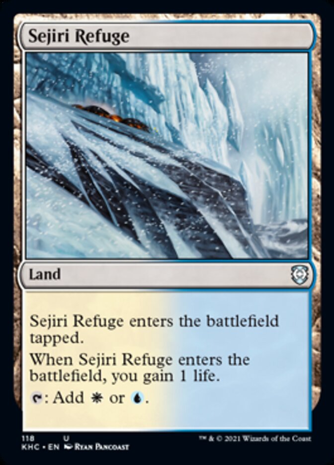Sejiri Refuge [Kaldheim Commander] MTG Single Magic: The Gathering    | Red Claw Gaming