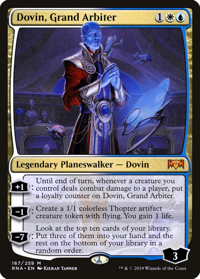 Dovin, Grand Arbiter [Ravnica Allegiance] MTG Single Magic: The Gathering    | Red Claw Gaming
