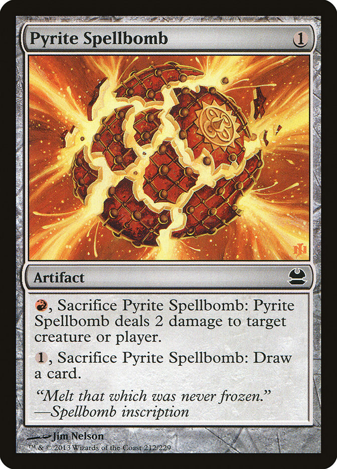 Pyrite Spellbomb [Modern Masters] MTG Single Magic: The Gathering    | Red Claw Gaming