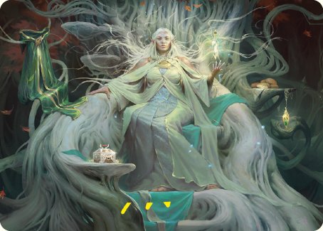 Galadriel, Gift-Giver Art Card [The Lord of the Rings: Tales of Middle-earth Art Series] MTG Single Magic: The Gathering    | Red Claw Gaming