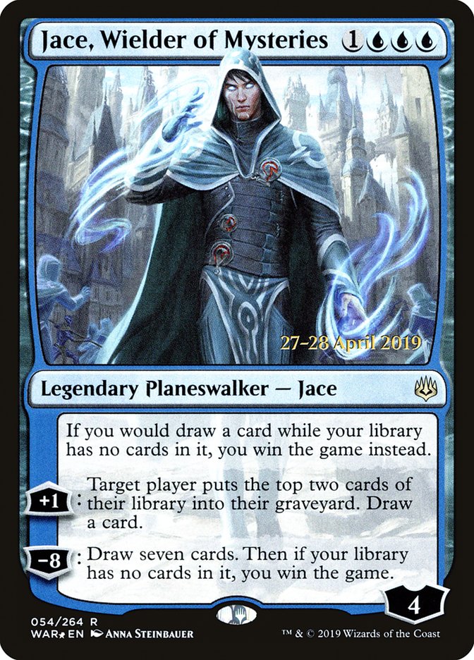Jace, Wielder of Mysteries [War of the Spark Prerelease Promos] MTG Single Magic: The Gathering    | Red Claw Gaming