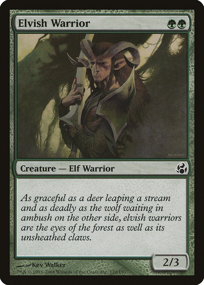 Elvish Warrior [Morningtide] MTG Single Magic: The Gathering    | Red Claw Gaming