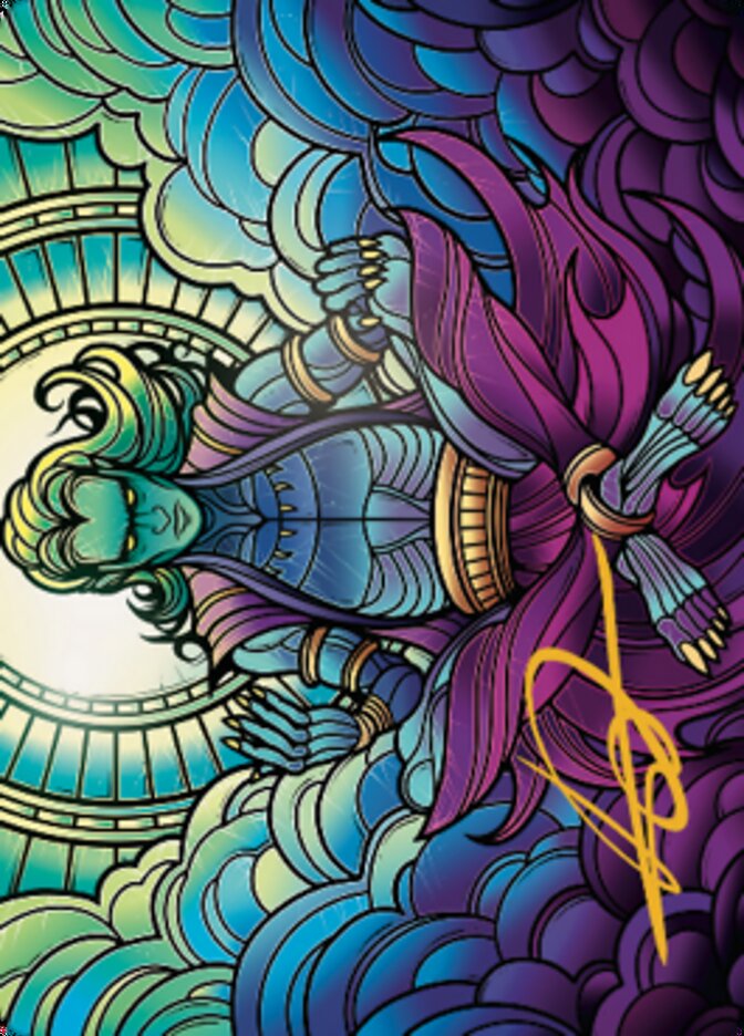 Zur, Eternal Schemer Art Card 2 (Gold-Stamped Signature) [Dominaria United Art Series] MTG Single Magic: The Gathering    | Red Claw Gaming