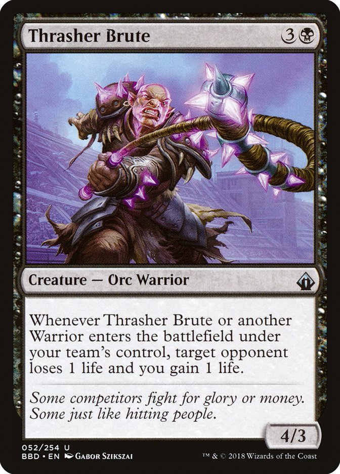 Thrasher Brute [Battlebond] MTG Single Magic: The Gathering    | Red Claw Gaming