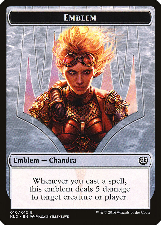 Chandra, Torch of Defiance Emblem [Kaladesh Tokens] MTG Single Magic: The Gathering    | Red Claw Gaming