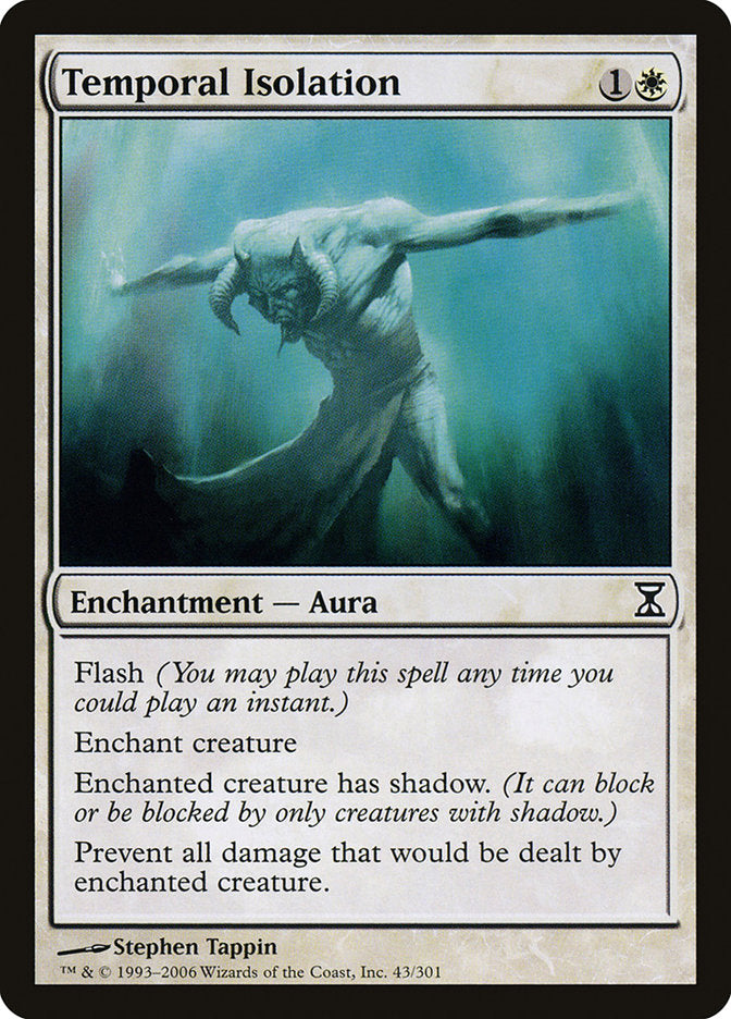 Temporal Isolation [Time Spiral] MTG Single Magic: The Gathering    | Red Claw Gaming