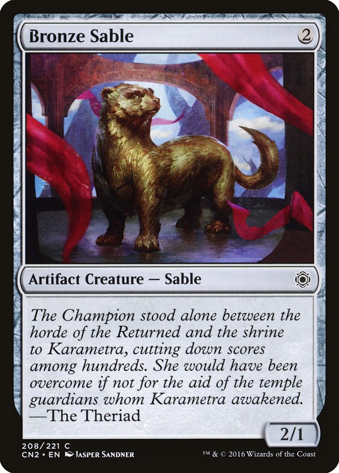 Bronze Sable [Conspiracy: Take the Crown] MTG Single Magic: The Gathering    | Red Claw Gaming