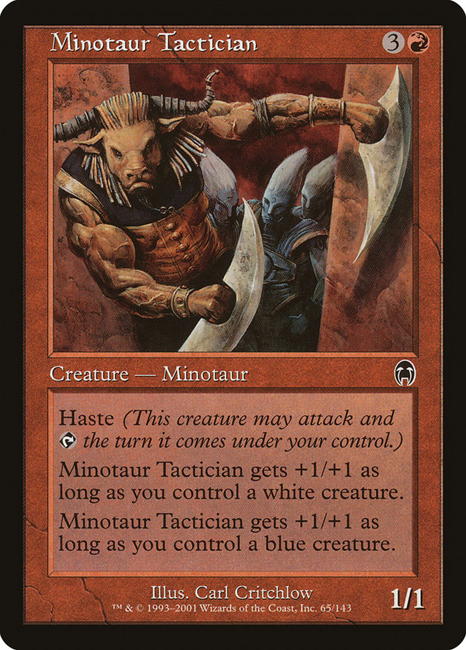 Minotaur Tactician [Apocalypse] MTG Single Magic: The Gathering    | Red Claw Gaming