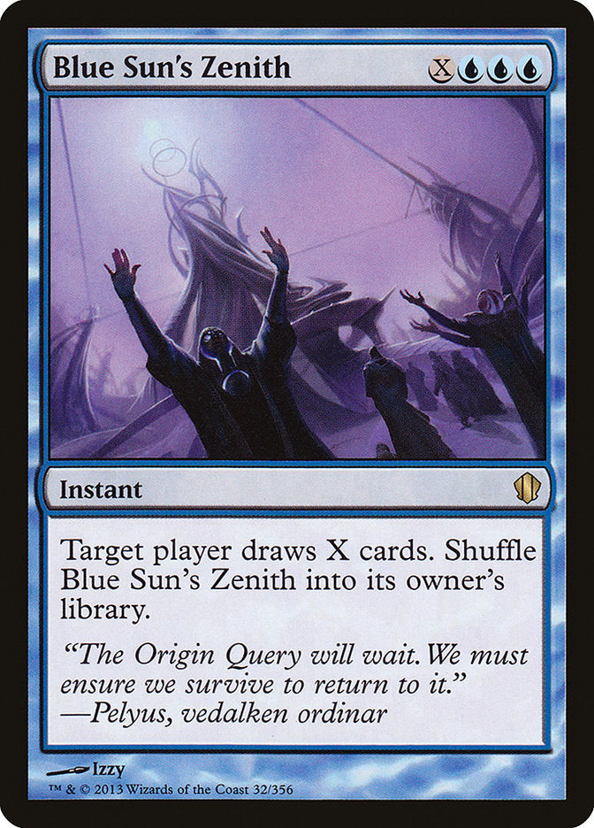 Blue Sun's Zenith [Commander 2013] MTG Single Magic: The Gathering    | Red Claw Gaming