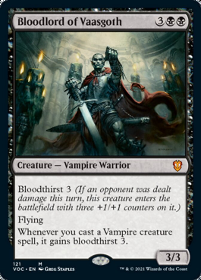 Bloodlord of Vaasgoth [Innistrad: Crimson Vow Commander] MTG Single Magic: The Gathering    | Red Claw Gaming