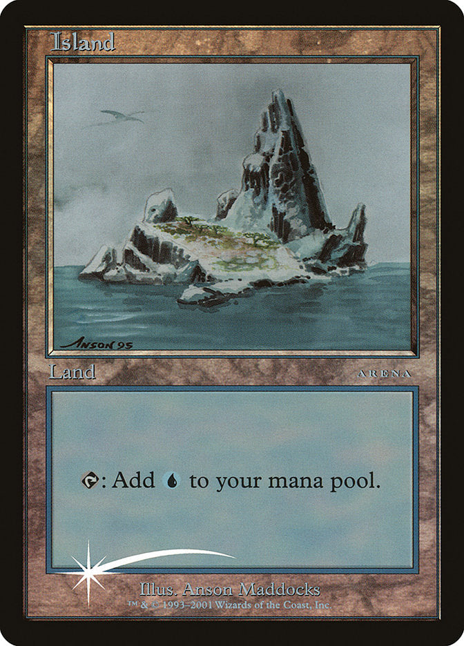 Island (3) [Arena League 2001] MTG Single Magic: The Gathering    | Red Claw Gaming