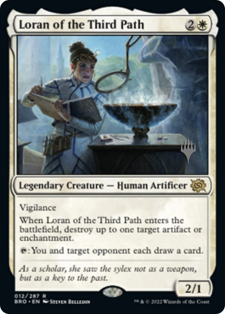 Loran of the Third Path (Promo Pack) [The Brothers' War Promos] MTG Single Magic: The Gathering    | Red Claw Gaming