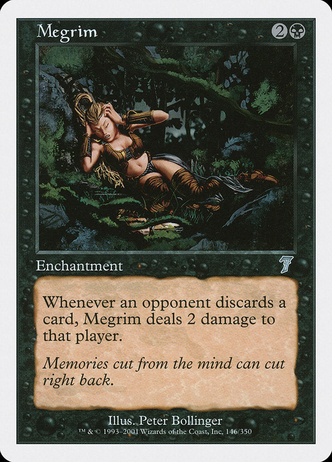 Megrim [Seventh Edition] MTG Single Magic: The Gathering    | Red Claw Gaming