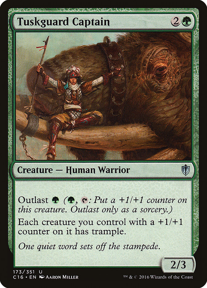 Tuskguard Captain [Commander 2016] MTG Single Magic: The Gathering    | Red Claw Gaming