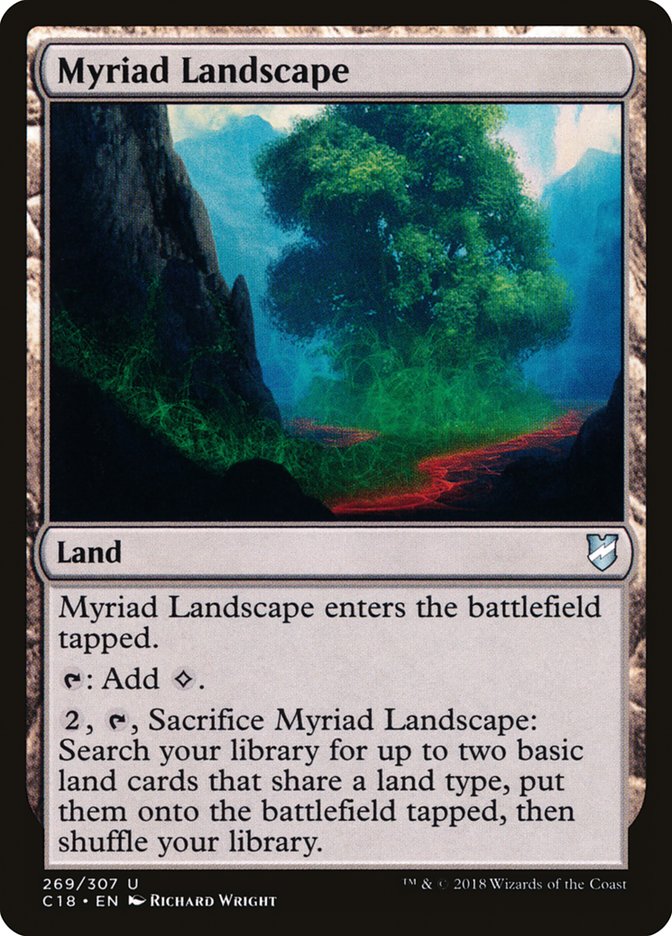 Myriad Landscape [Commander 2018] MTG Single Magic: The Gathering    | Red Claw Gaming