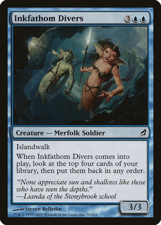 Inkfathom Divers [Lorwyn] MTG Single Magic: The Gathering    | Red Claw Gaming