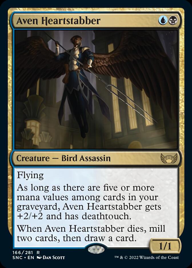 Aven Heartstabber [Streets of New Capenna] MTG Single Magic: The Gathering    | Red Claw Gaming