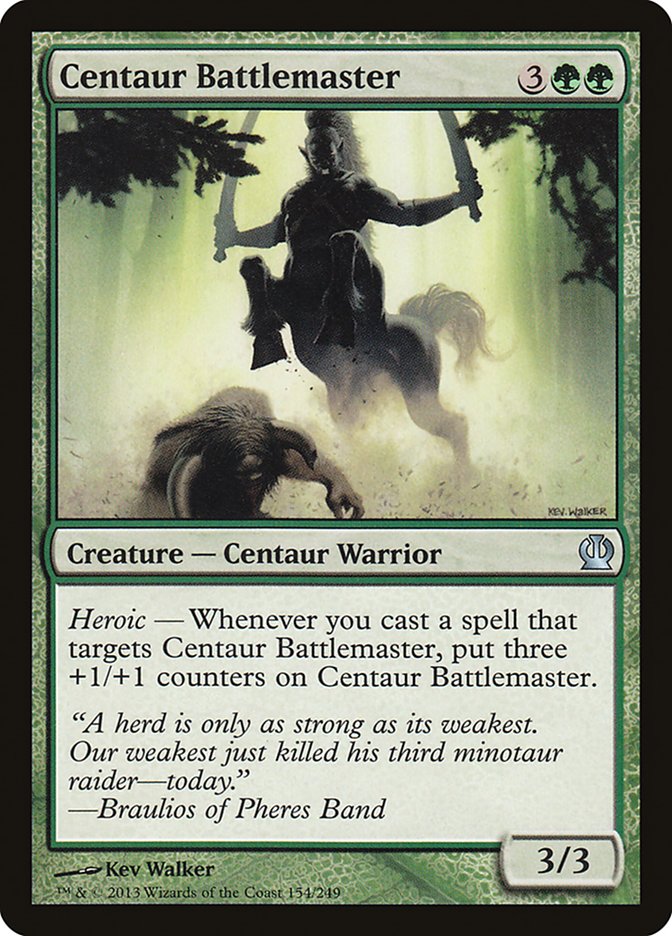 Centaur Battlemaster [Theros] MTG Single Magic: The Gathering    | Red Claw Gaming