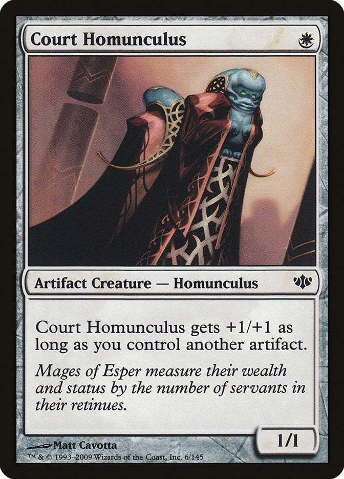Court Homunculus [Conflux] MTG Single Magic: The Gathering    | Red Claw Gaming