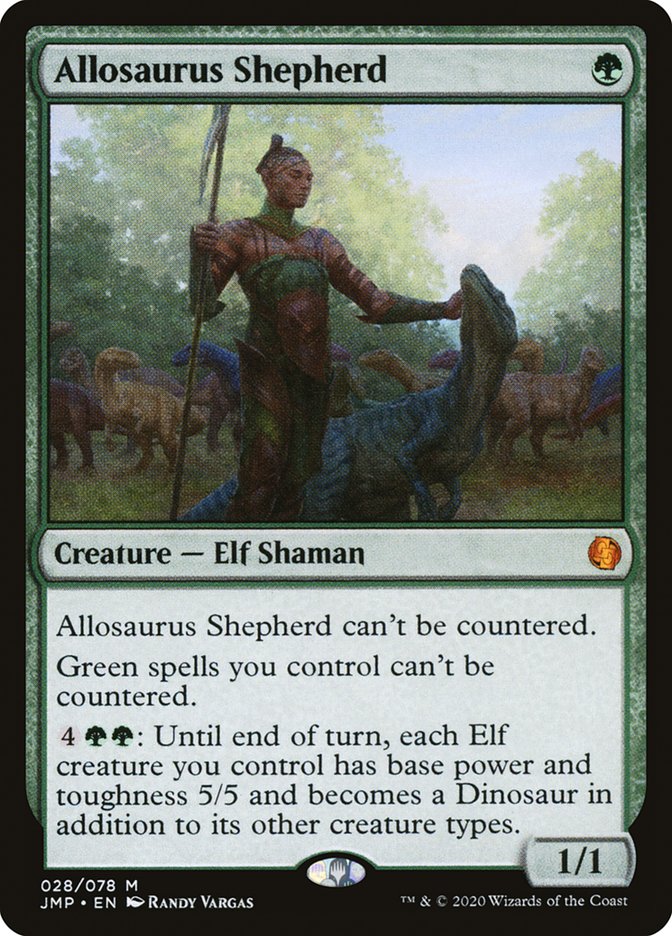Allosaurus Shepherd [Jumpstart] MTG Single Magic: The Gathering    | Red Claw Gaming