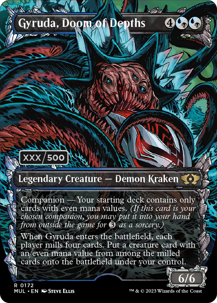 Gyruda, Doom of Depths (Serialized) [Multiverse Legends] MTG Single Magic: The Gathering    | Red Claw Gaming