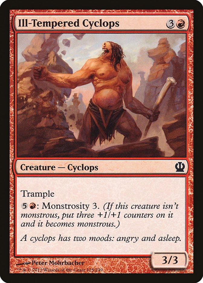 Ill-Tempered Cyclops [Theros] MTG Single Magic: The Gathering    | Red Claw Gaming