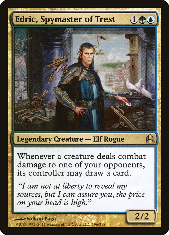 Edric, Spymaster of Trest [Commander 2011] MTG Single Magic: The Gathering    | Red Claw Gaming