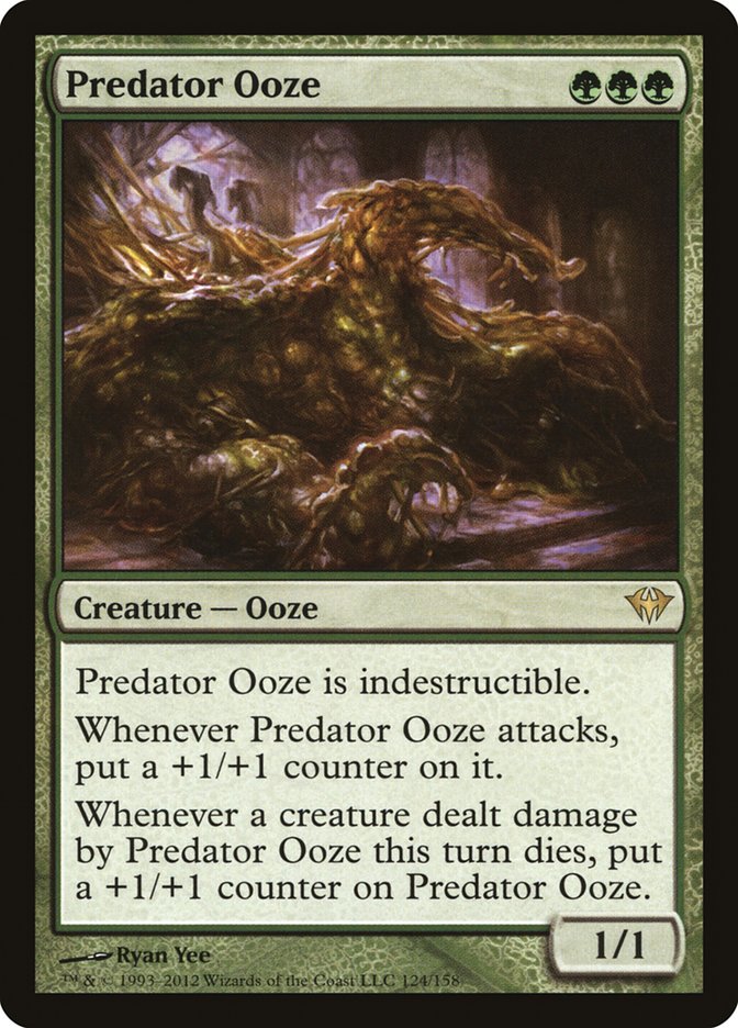 Predator Ooze [Dark Ascension] MTG Single Magic: The Gathering    | Red Claw Gaming