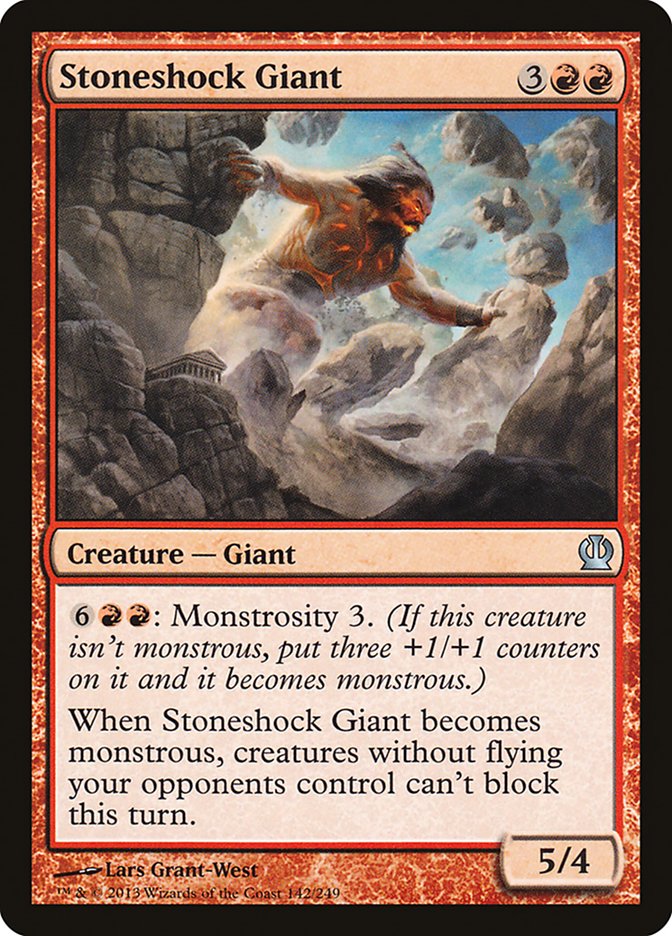 Stoneshock Giant [Theros] MTG Single Magic: The Gathering    | Red Claw Gaming