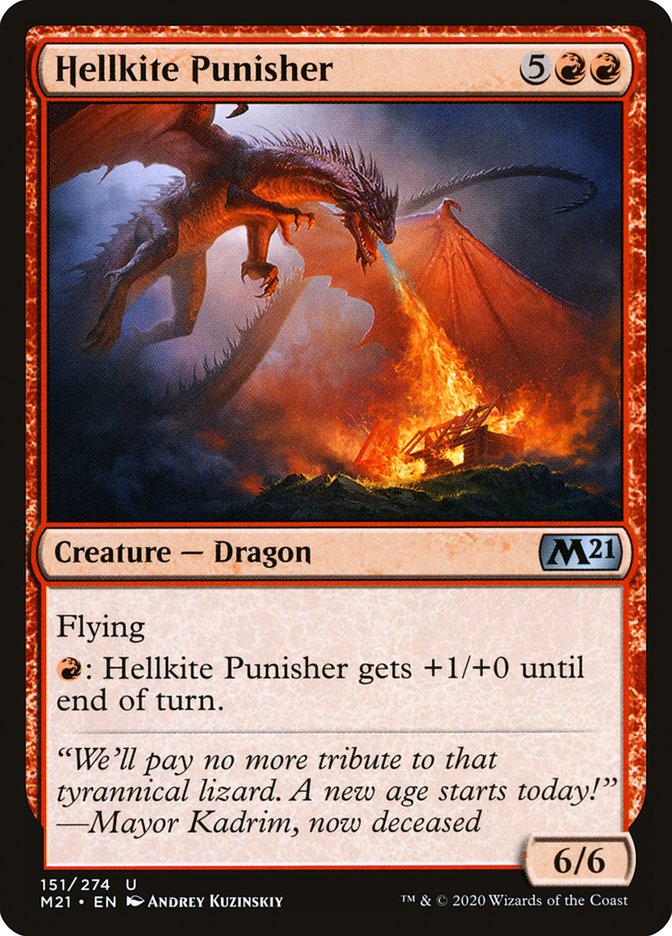 Hellkite Punisher [Core Set 2021] MTG Single Magic: The Gathering    | Red Claw Gaming