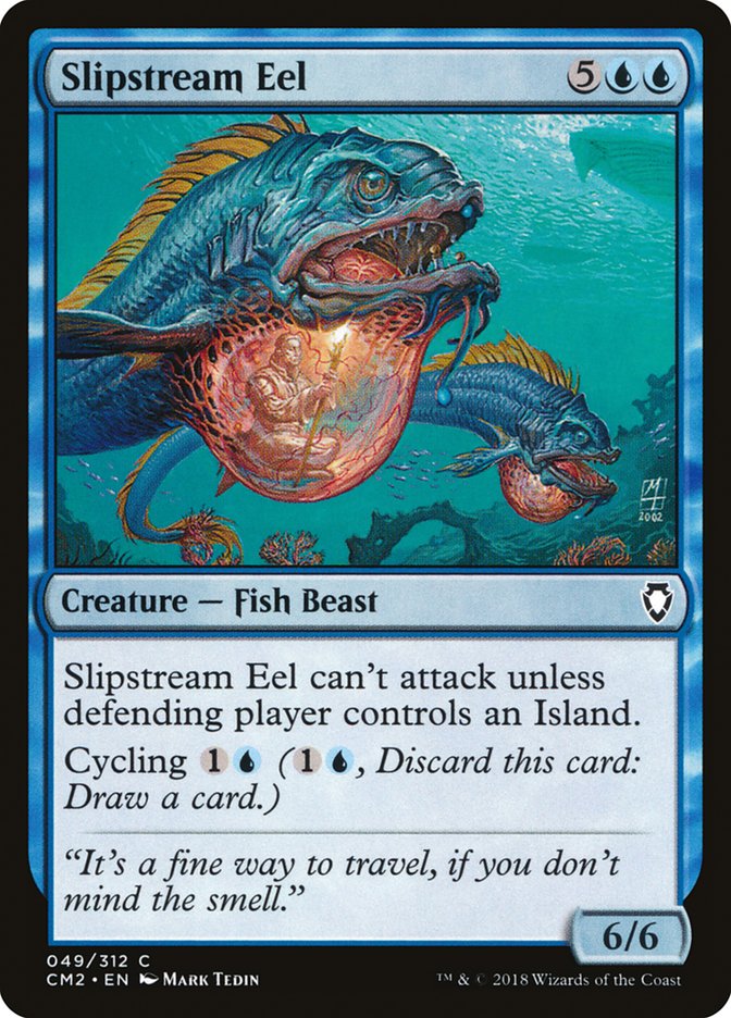 Slipstream Eel [Commander Anthology Volume II] MTG Single Magic: The Gathering    | Red Claw Gaming