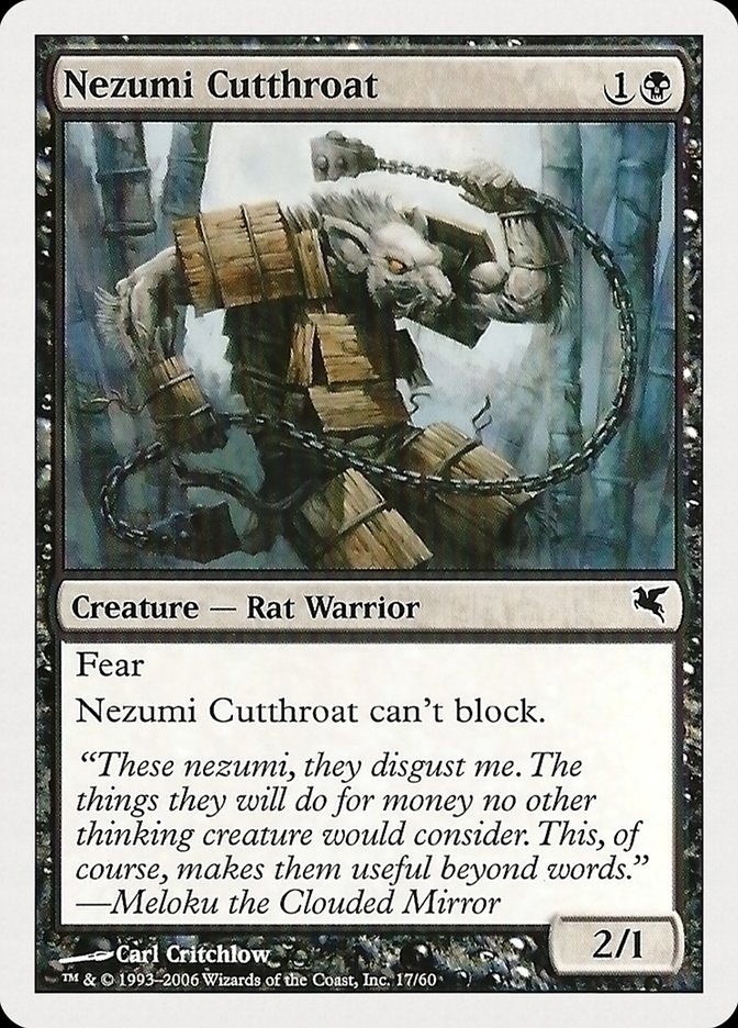 Nezumi Cutthroat (17) [Hachette UK] MTG Single Magic: The Gathering    | Red Claw Gaming
