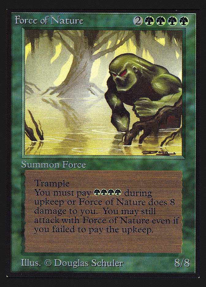 Force of Nature [Collectors' Edition] MTG Single Magic: The Gathering    | Red Claw Gaming