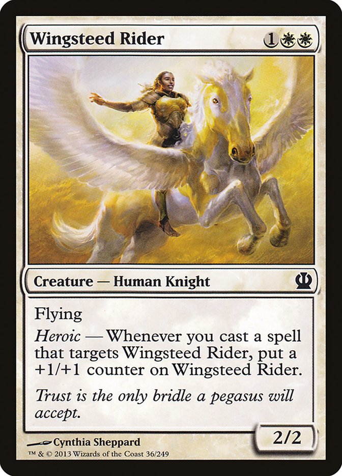 Wingsteed Rider [Theros] MTG Single Magic: The Gathering    | Red Claw Gaming