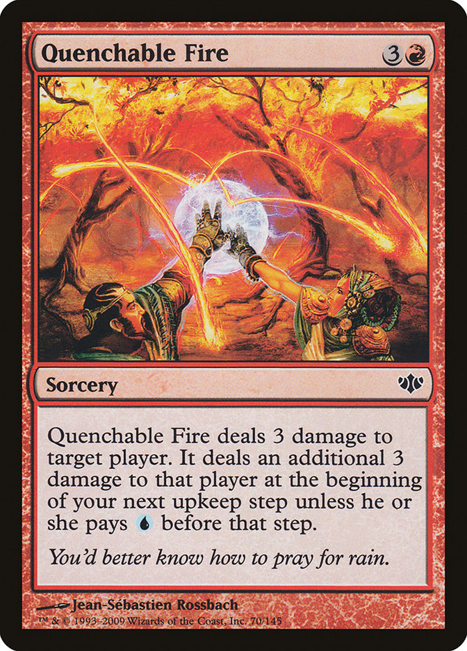 Quenchable Fire [Conflux] MTG Single Magic: The Gathering    | Red Claw Gaming