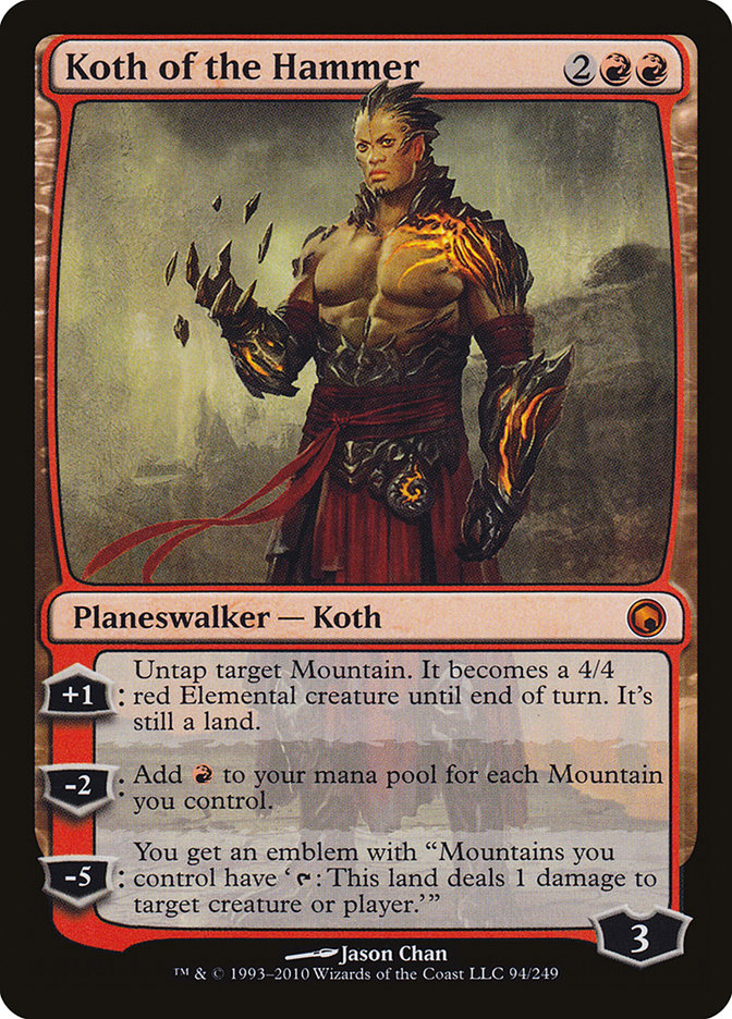 Koth of the Hammer [Scars of Mirrodin] MTG Single Magic: The Gathering    | Red Claw Gaming