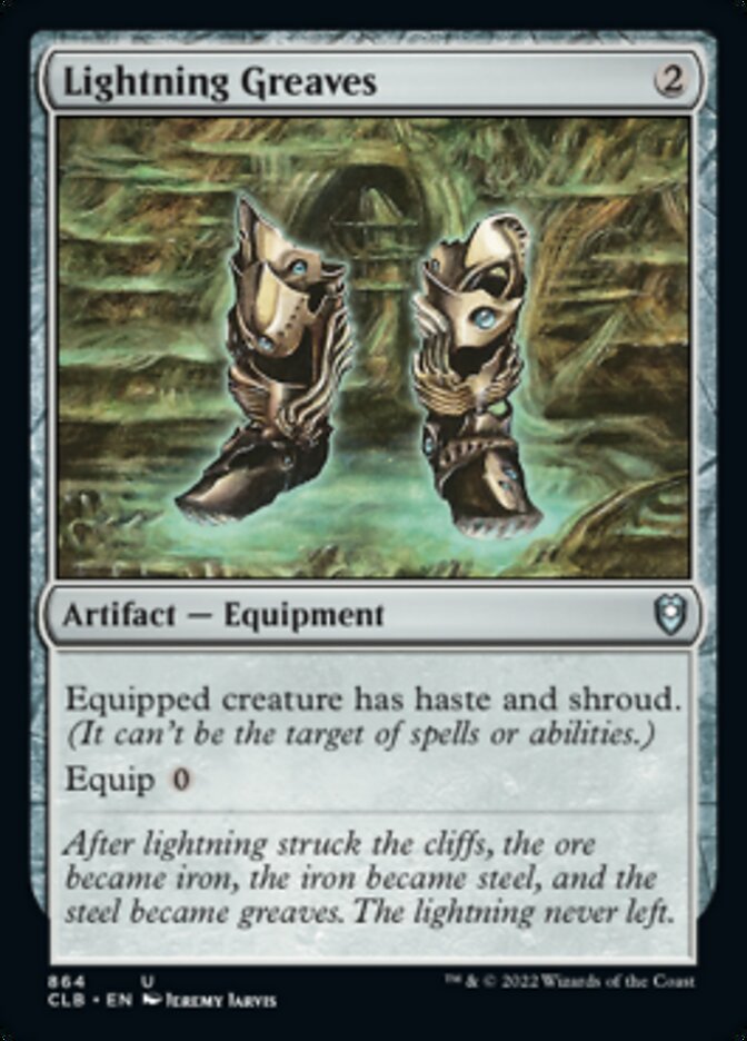 Lightning Greaves [Commander Legends: Battle for Baldur's Gate] MTG Single Magic: The Gathering    | Red Claw Gaming