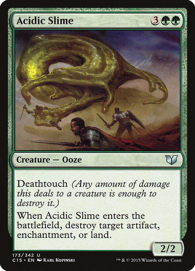 Acidic Slime [Commander 2015] MTG Single Magic: The Gathering    | Red Claw Gaming