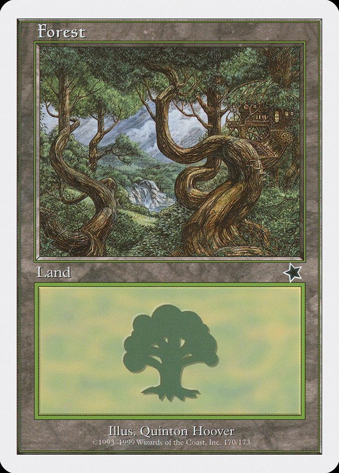 Forest (170) [Starter 1999] MTG Single Magic: The Gathering    | Red Claw Gaming