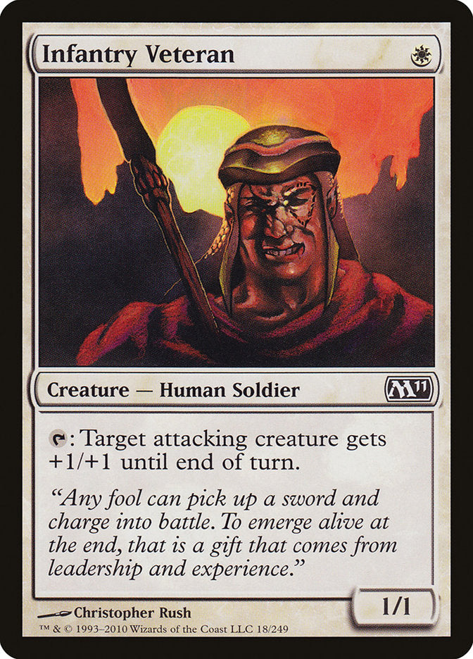 Infantry Veteran [Magic 2011] MTG Single Magic: The Gathering    | Red Claw Gaming