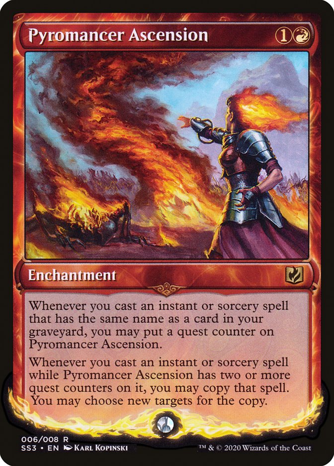 Pyromancer Ascension [Signature Spellbook: Chandra] MTG Single Magic: The Gathering    | Red Claw Gaming