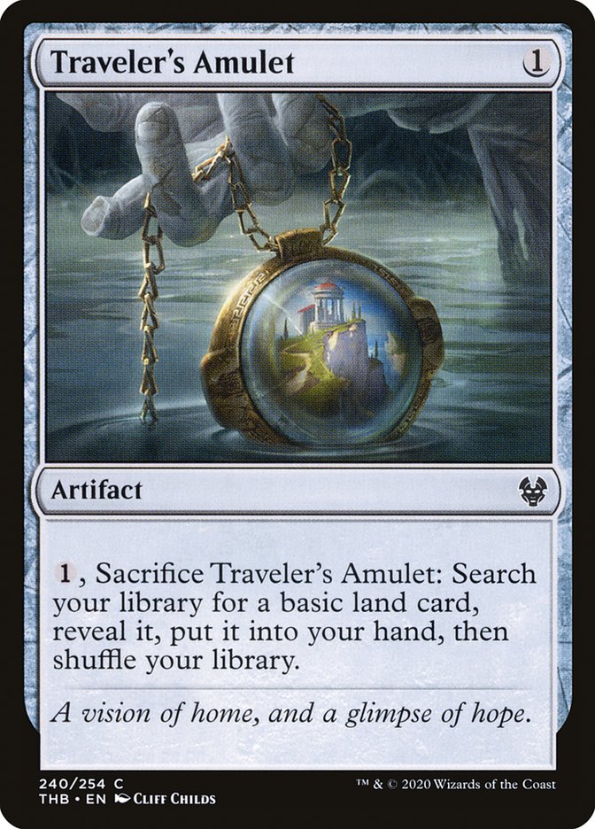 Traveler's Amulet [Theros Beyond Death] MTG Single Magic: The Gathering    | Red Claw Gaming