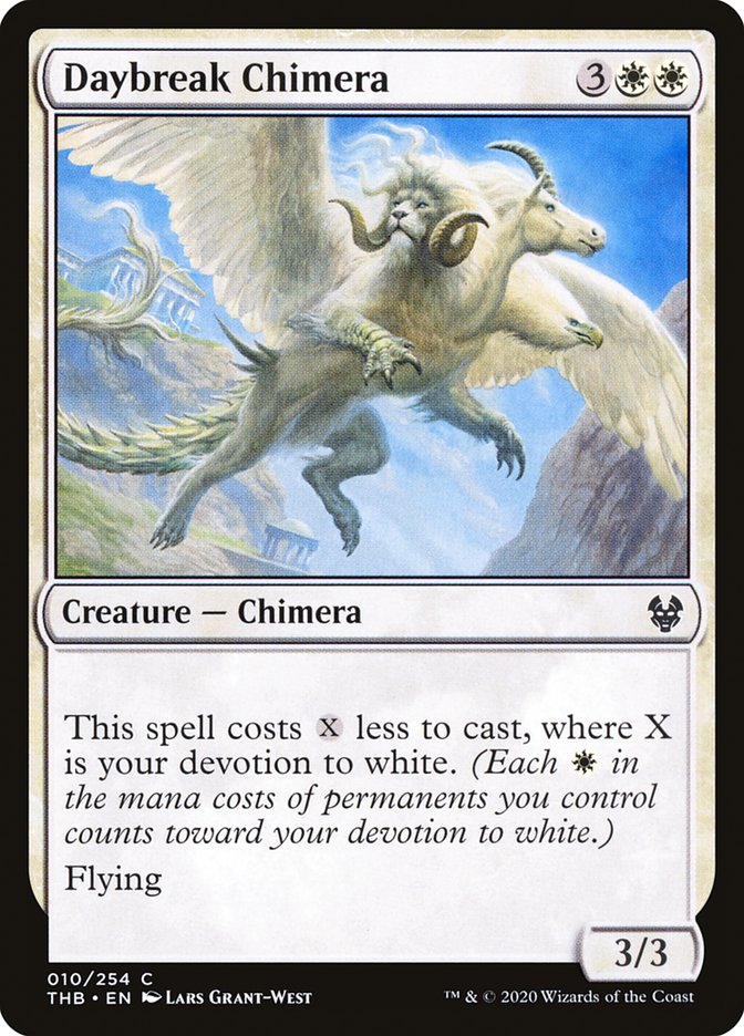 Daybreak Chimera [Theros Beyond Death] MTG Single Magic: The Gathering    | Red Claw Gaming
