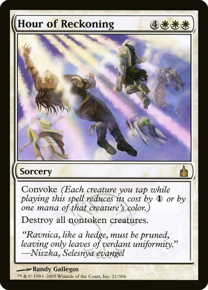 Hour of Reckoning [Ravnica: City of Guilds] MTG Single Magic: The Gathering    | Red Claw Gaming