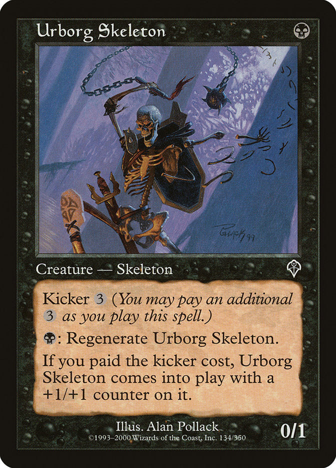 Urborg Skeleton [Invasion] MTG Single Magic: The Gathering    | Red Claw Gaming