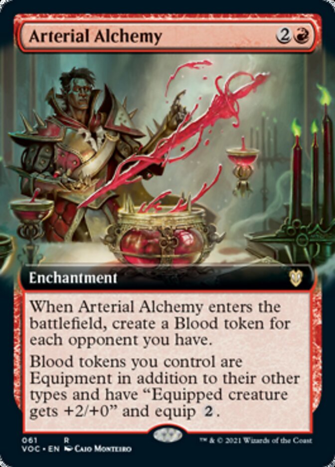 Arterial Alchemy (Extended Art) [Innistrad: Crimson Vow Commander] MTG Single Magic: The Gathering    | Red Claw Gaming