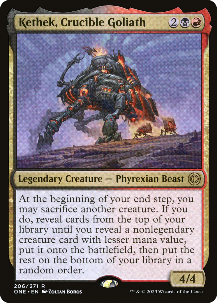 Kethek, Crucible Goliath [Phyrexia: All Will Be One] MTG Single Magic: The Gathering    | Red Claw Gaming