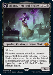 Liliana, Heretical Healer // Liliana, Defiant Necromancer [Commander Collection: Black] MTG Single Magic: The Gathering    | Red Claw Gaming